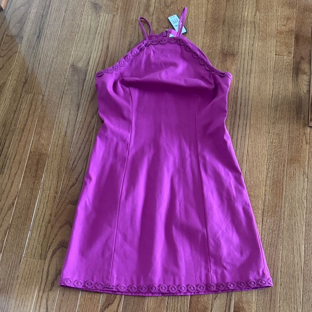 NWT! crown & ivy Pink Spaghetti-Strap Slip Dress size 6